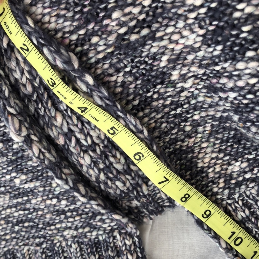 FOREVER 21 CONTEMPORARY BLUE & WHITE KNIT TURTLENECK Sweater Small /Peti… - Picture 14 of 16